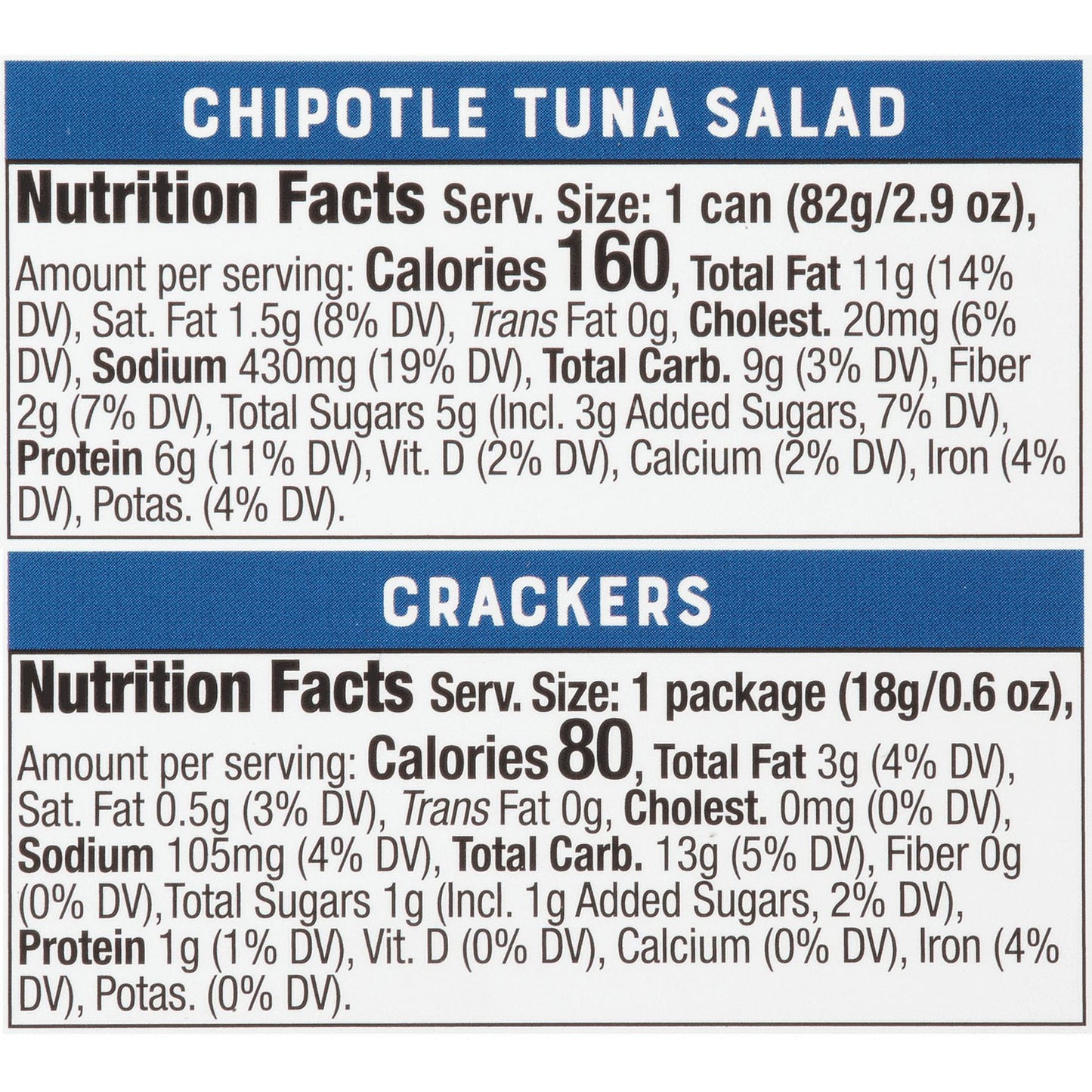 Bumble Bee Snack On The Run Chipotle Tuna Salad with Crackers Kit, 3.5 oz