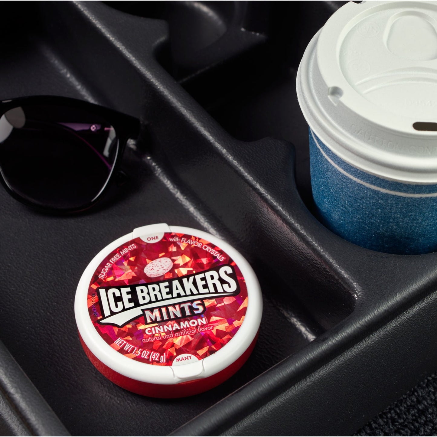 Ice Breakers Cinnamon Sugar Free Mints, Tin 1.5 oz