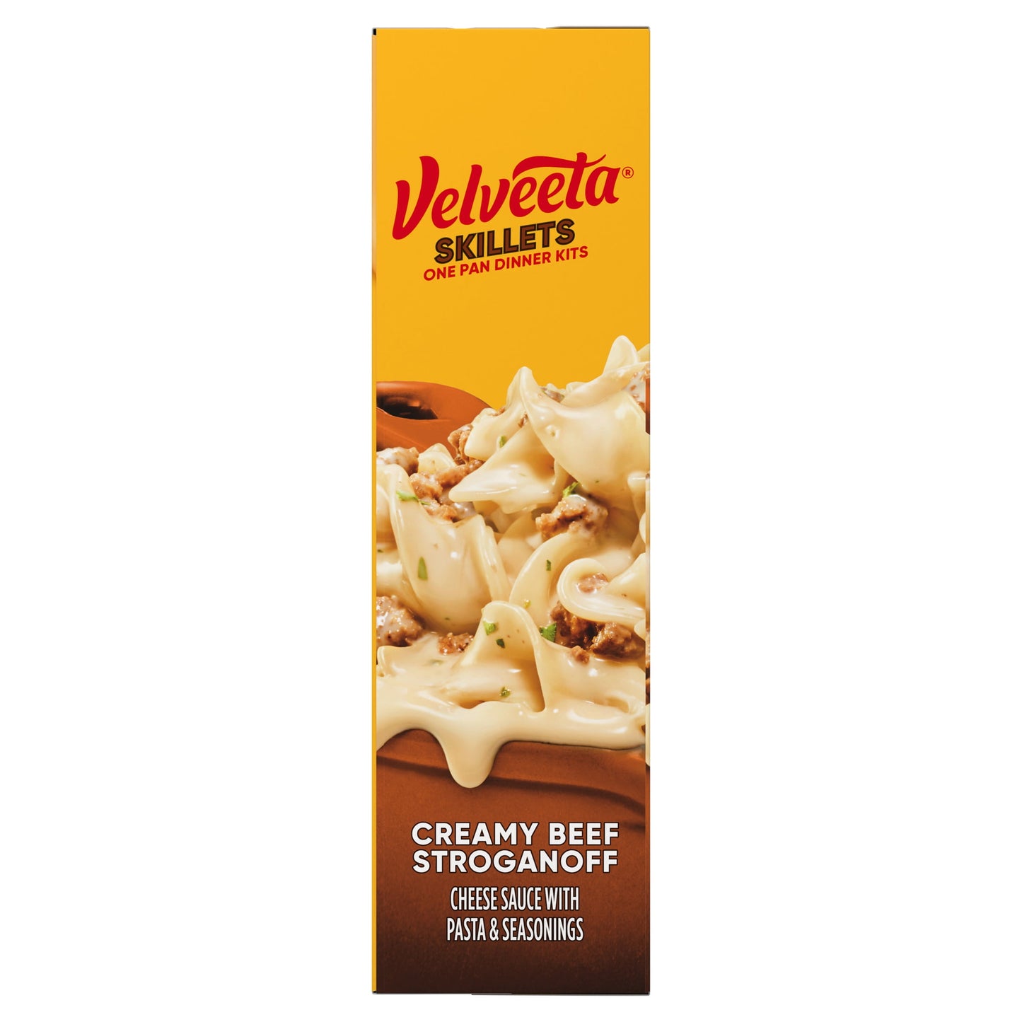 Velveeta Skillets Creamy Beef Stroganoff Pasta Dinner Kit, 11.6 oz Box