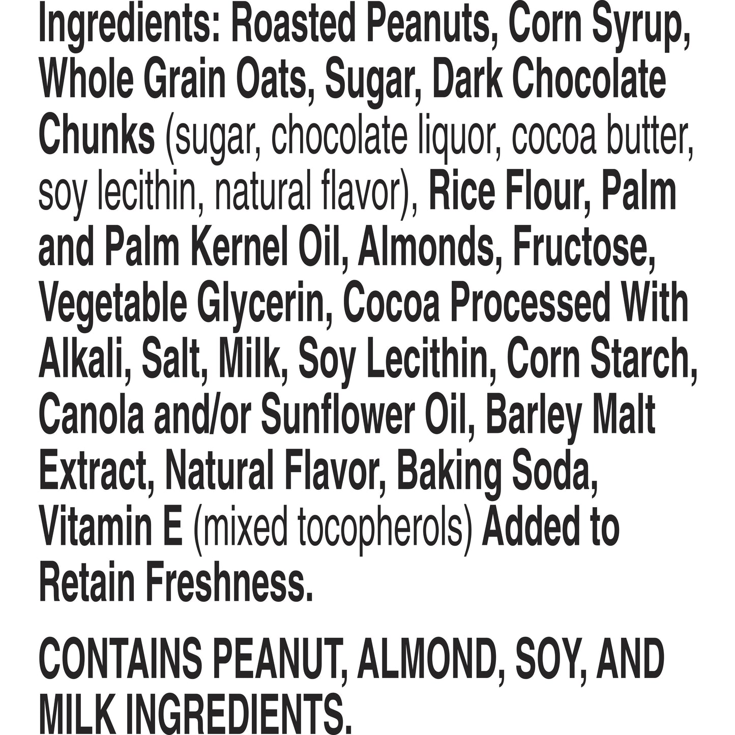 Nature Valley Sweet and Salty Nut Bars, Dark Chocolate Peanut Almond, 6 Bars, 7.2 OZ