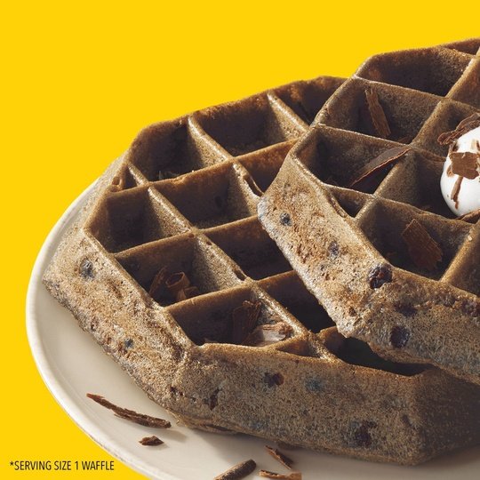 Eggo Thick and Fluffy Double Chocolatey Waffles, 11.6 oz, 6 Count (Frozen)