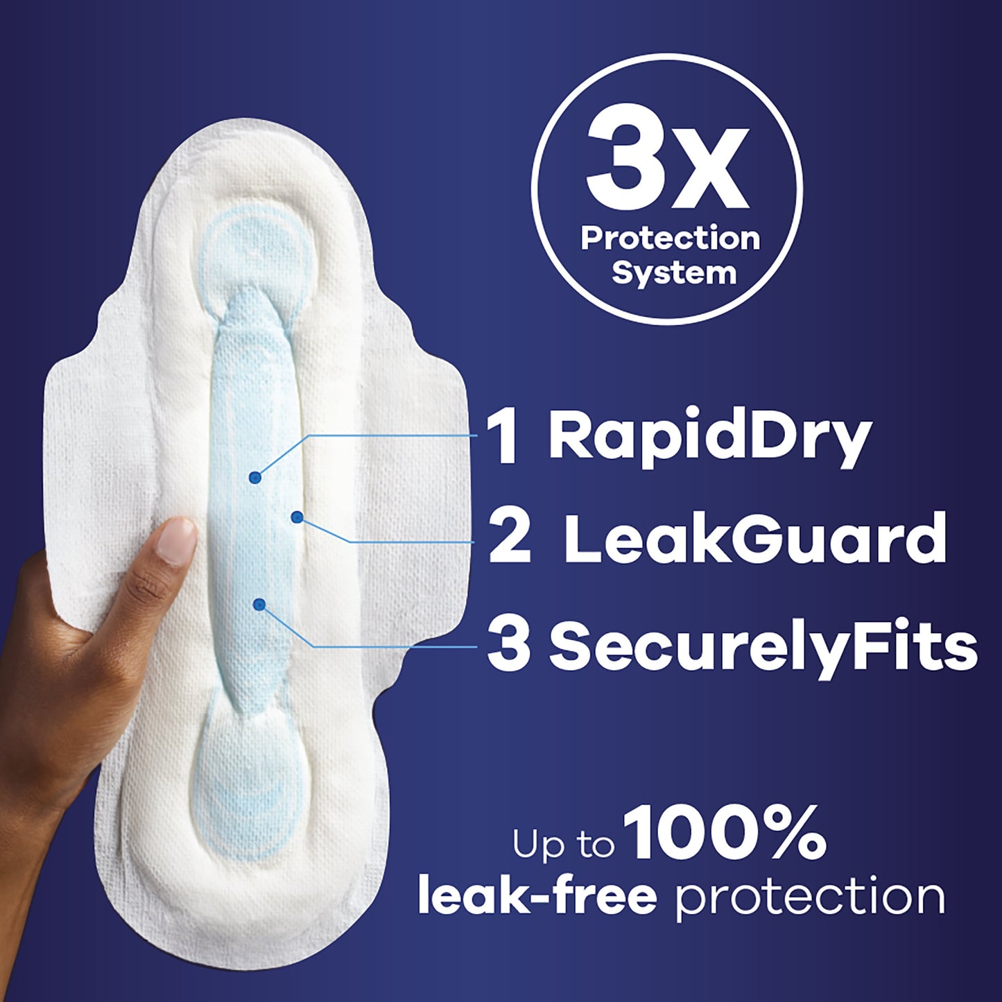 Always Maxi Overnight Pads with Wings, Size 4, Overnight Absorbency, 48 CT