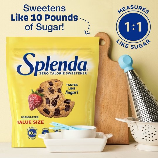 Splenda Zero Calorie, Granulated Sweetener, 19.4 oz Resealable Pouch