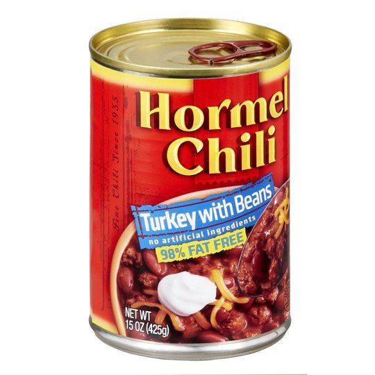 HORMEL Chili Turkey with Beans, 98% Fat Free, 15 Oz