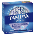 Tampax Pearl Tampons with LeakGuard Braid, Light Absorbency, 36 Ct