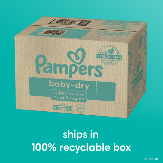 Pampers Baby Dry Diapers Size 2, 234 Count