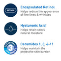 CeraVe Skin Renewing Anti-Aging Face Cream with Retinol and SPF 30 for All Skin Types, 1.7 fl oz