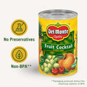 Del Monte Fruit Cocktail, Heavy Syrup, Canned Fruit, 15.25 oz Can