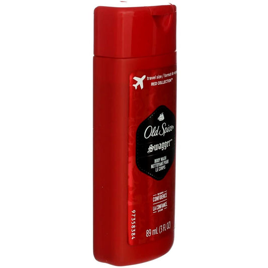 Old Spice Red Zone Swagger Body Wash, All Skin Types, Scent of Cedarwood, 3 fl oz