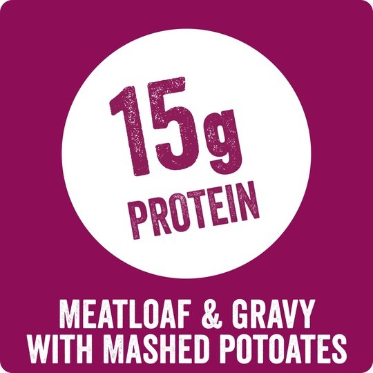 HORMEL COMPLEATS Meatloaf & Gravy with Mashed Potatoes, Plastic Tray 9 oz