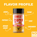 Fire & Smoke Society Sweet Peeper BBQ Rub,  6.6oz