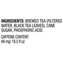 Gold Peak Real Brewed Tea Cane Sugar Sweet, Bottled Black Iced Tea Drink, 18.5 fl oz