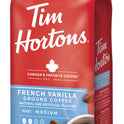 Tim Hortons French Vanilla Flavored Coffee, Medium Roast Ground Arabica, 12 oz Bag