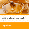 Jamies Hive to Table 100% Raw Honey & Comb, Premium, Pure Honey, 24 oz