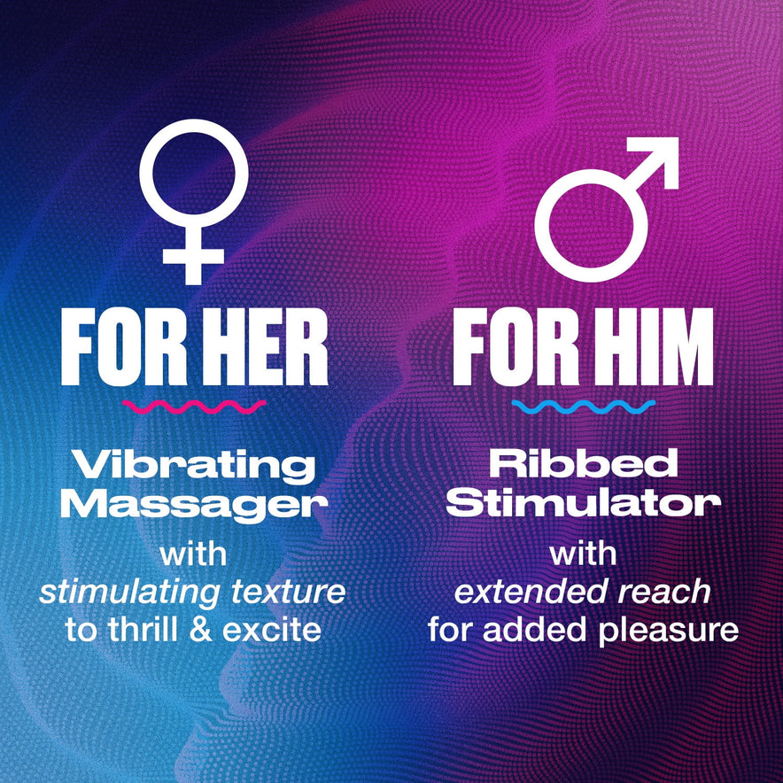 TROJAN Vibrations Tandem Couples Vibrating Ring, Personal Massager, 1 instafresh TROJAN Vibrations Tandem Couples Vibrating Ring, Personal Massager, 1 instafresh