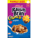 Kellogg's Raisin Bran Crunch Original Breakfast Cereal, Family Size, 22.5 oz Box