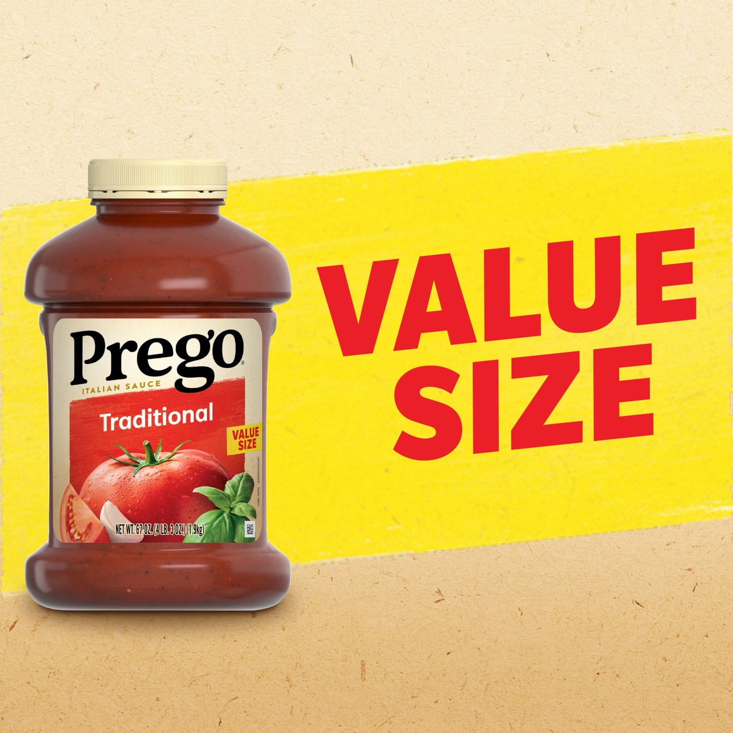 Prego Traditional Spaghetti Sauce, 67 oz Jar