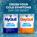 Vicks DayQuil Severe Vapocool Caplets for Cold, Flu + Congestion, over-the-counter Medicine, 24 Ct