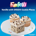 Pillsbury Funfetti Vanilla Frosting with OREO Cookie Pieces, 15.6 Oz Tub