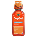 Vicks DayQuil Daytime Cold, Cough and Flu Liquid Medicine, over-the-Counter Medicine, 12 fl. oz.