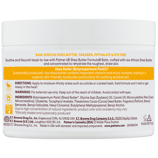 Palmer's Shea Butter Formula Raw Shea Nourishing Body Balm, 7.25 oz.