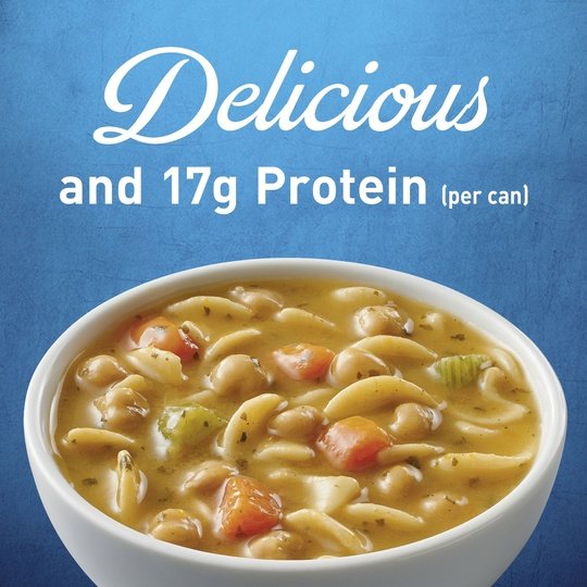 Progresso Chickpea & Noodle Protein Soup, Vegetarian, 18.5 oz.