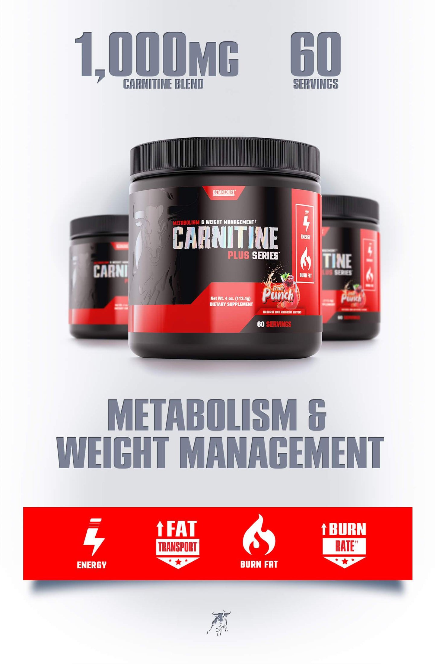 Betancourt Nutrition Carnitine Plus 60 Servings