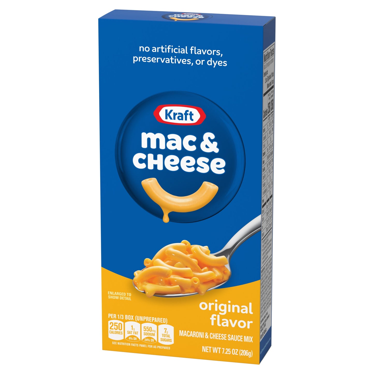 Kraft Original Mac N Cheese Macaroni and Cheese Dinner, 7.25 oz Box