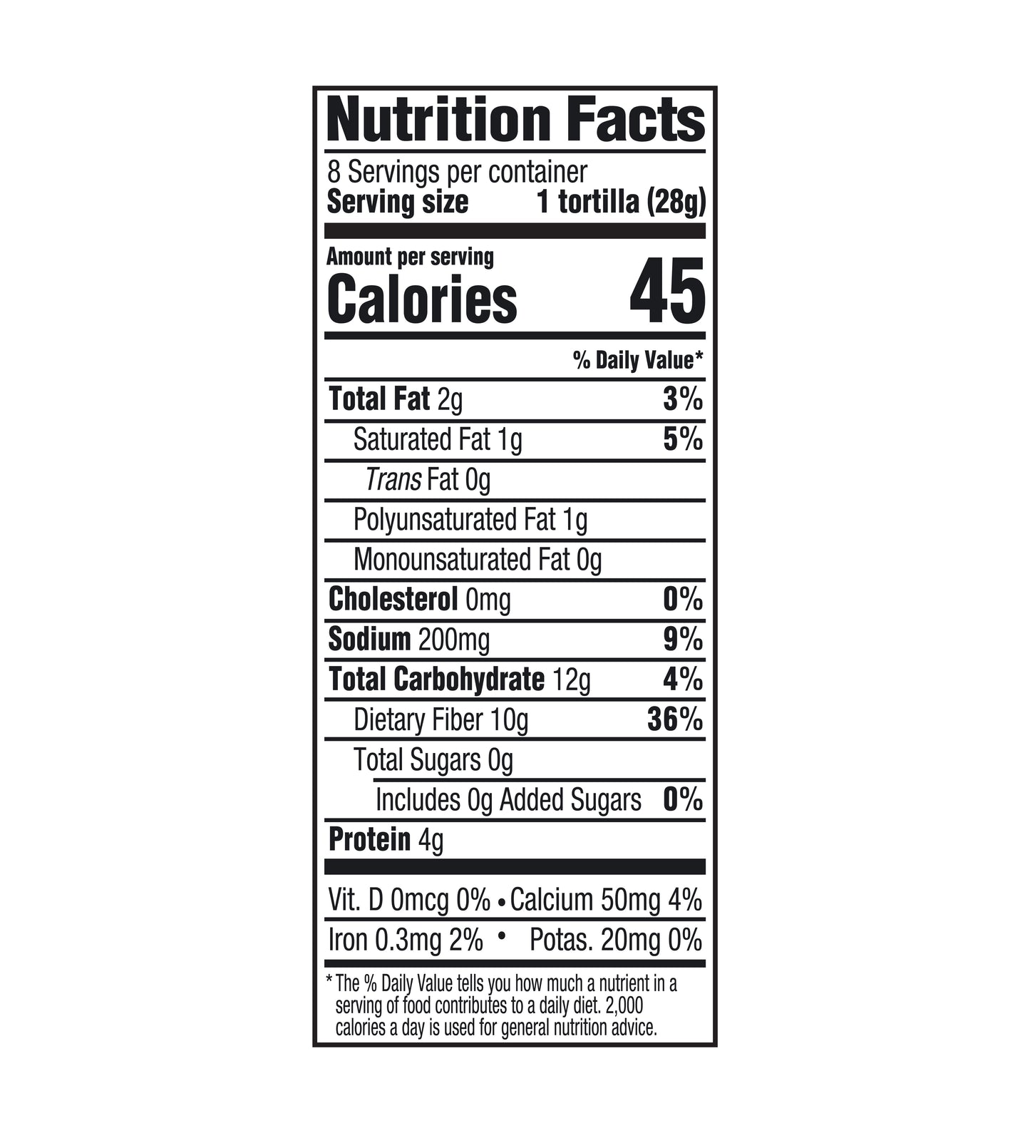 Mission Carb Balance Fajita Whole Wheat Tortillas, 8 Count