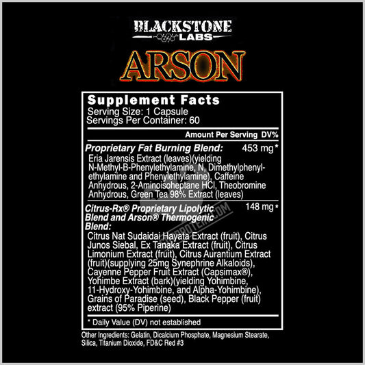 Blackstone Labs Arson 60 Capsules