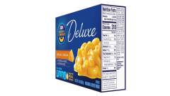 Kraft Deluxe Original Cheddar Mac N Cheese Macaroni and Cheese Dinner, 3 ct Pack, 14 oz Boxes