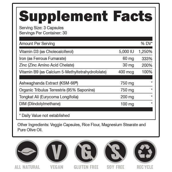 Bucked Rut Bucked Up RUT Booster 90 Capsules – instafresh