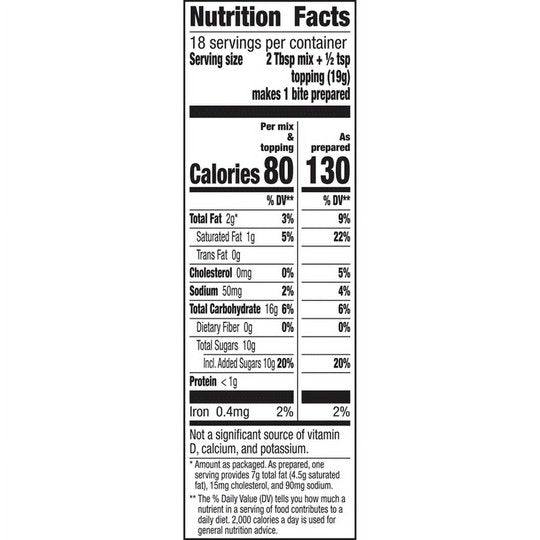 Betty Crocker No-Bake Bites Birthday Cake Cookie Dough, 12.2 oz.