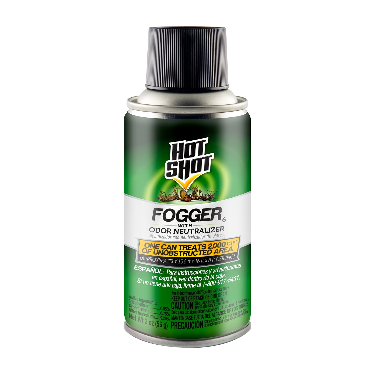 Hot Shot Fogger 6 with Odor Neutralizer, 6 Count, 2 oz.