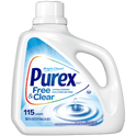 Purex Liquid Laundry Detergent, Free & Clear, 150 Fluid Ounces, 100 Loads