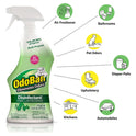 OdoBan Original Eucalyptus Scent Disinfectant Fabric & Air Freshener, 32 fl oz