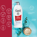 Curel Ultra Healing Intensive Fragrance-Free Lotion For Extra-Dry Skin, Dermatologist Recommended, Ideal for Sensitive Skin, Cruelty Free, Paraben Free 20 Oz