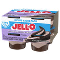 Jell-O Chocolate Vanilla Swirls Sugar Free Pudding Cups Snack Value Pack, 8 Ct Cups