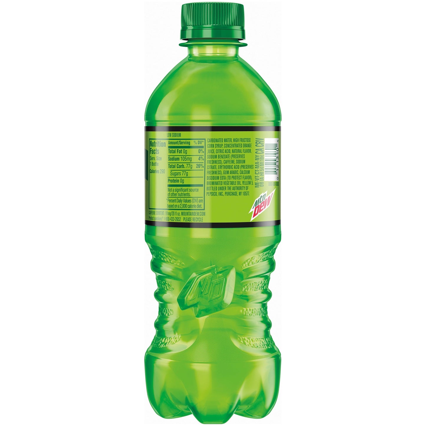 Mountain Dew Citrus Soda Pop, 12 fl oz, 8 Pack Bottles