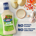 Kraft Creamy Italian Salad Dressing, 16 fl oz Bottle