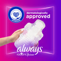 Always Radiant Feminine Pads with Wings, Size 1, Regular Absorbency, Scented, 15 Count