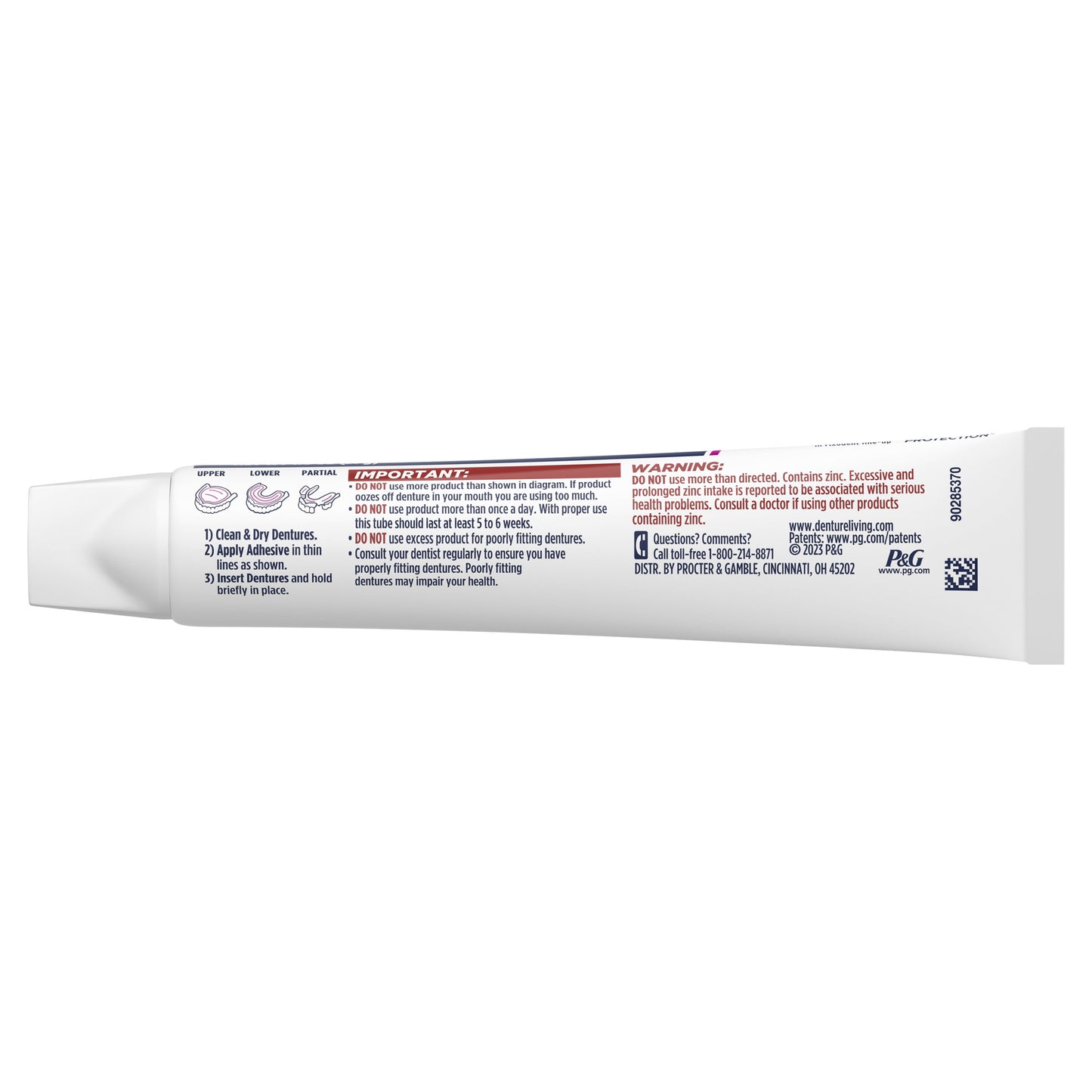 Fixodent Professional Ultimate Denture Adhesive Cream, 1.8 oz