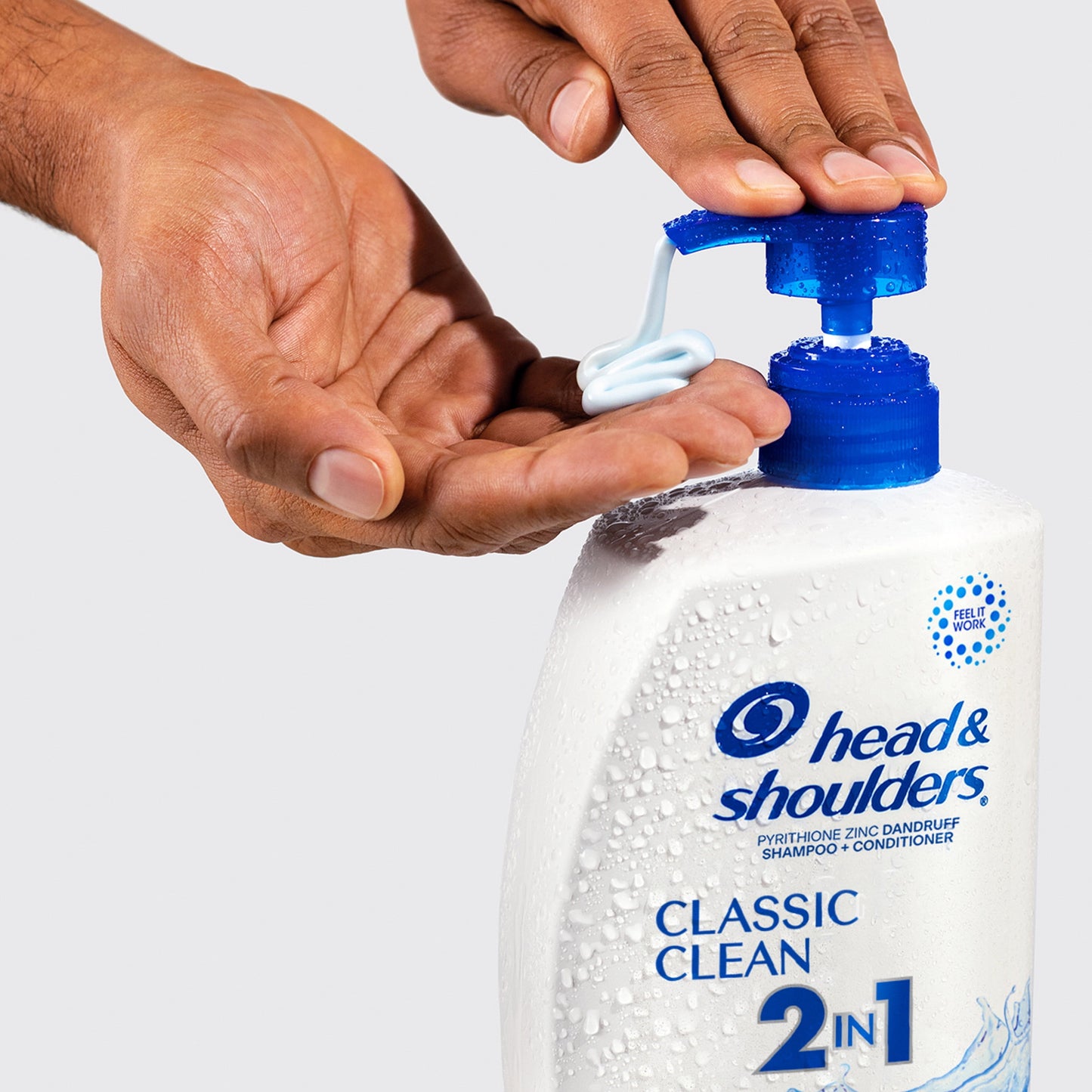 Head & Shoulders 2 in 1 Dandruff Shampoo and Conditioner, Classic Clean, 28.2 fl oz, For All Hair Types