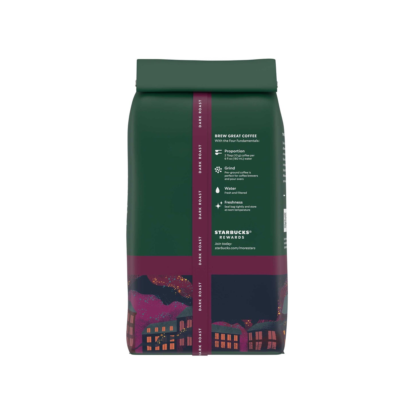 Starbucks Arabica Beans French Roast, Dark Roast, Ground Coffee, 28 oz