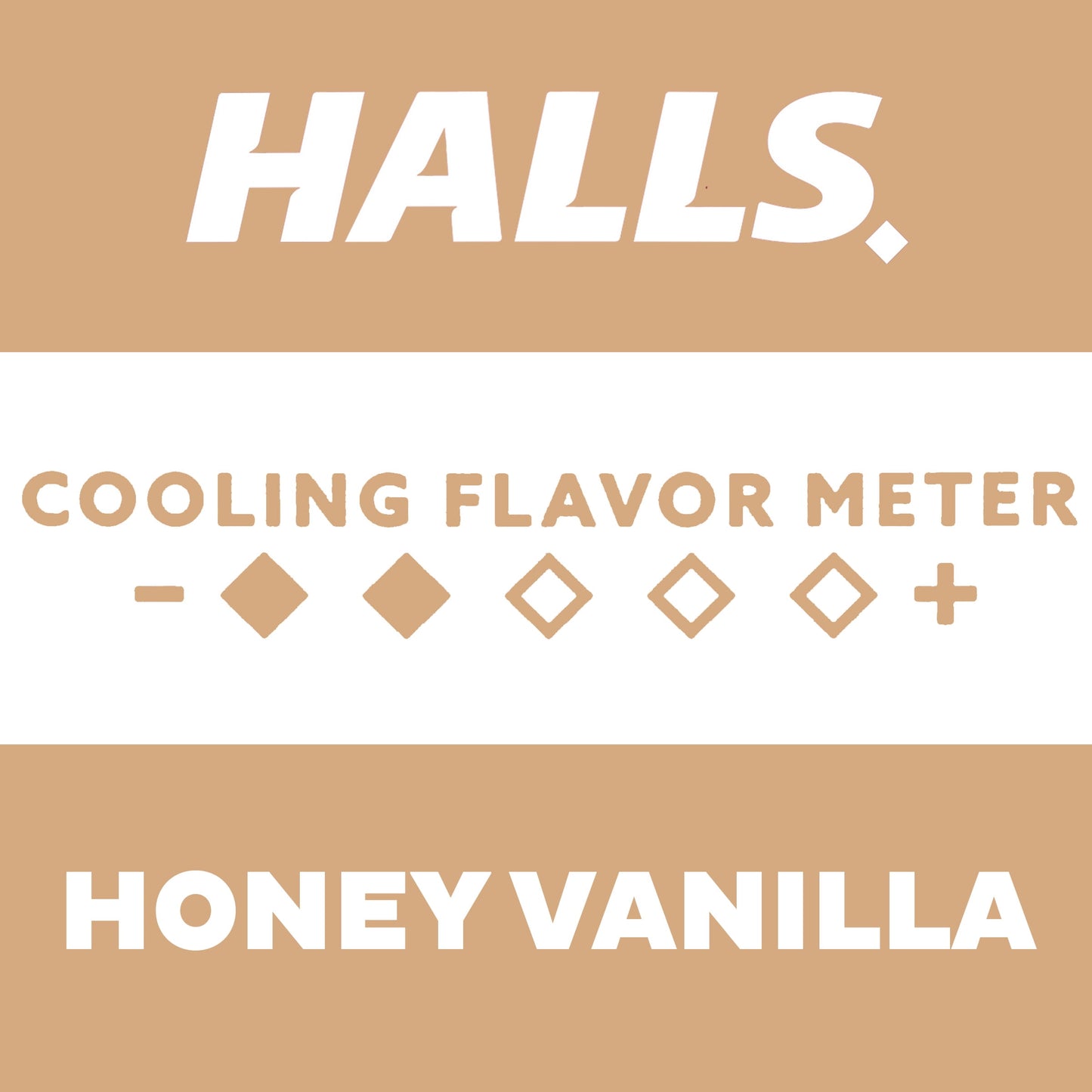 HALLS Throat Soothing Honey Vanilla Cough Drops, 30 Drops