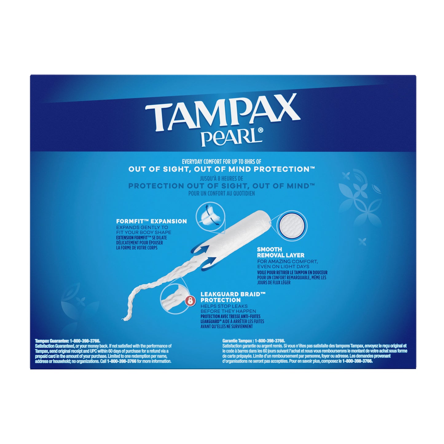 Tampax Pearl Tampons with LeakGuard Braid, Super Plus Absorbency, 66 Count