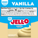 Jell-O Vanilla Artificially Flavored Zero Sugar Instant Reduced Calorie Pudding & Pie Filling Mix, 1 oz. Box