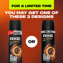 Axe Dark Temptation Dark Chocolate Body Spray Deodorant for Men, 5.1 oz