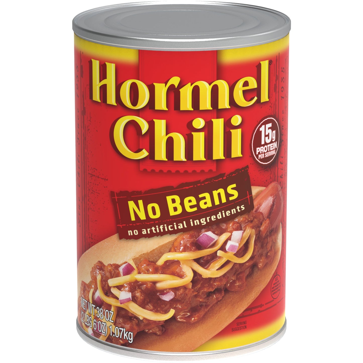 HORMEL Chili No Beans, 38 oz