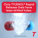 Tylenol Extra Strength Acetaminophen Rapid Release Gels, 100 ct